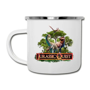 Jurassic Quest Classic Campsite Mug